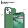 Liquid Silicone Shockproof Case For iPhone 13 Mini Luxury Soft Phone Cover Green New - FHT2IP13MLK Image 4