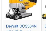 DeWalt DCS334N 18v XR Brushless Top Handle Jigsaw Body Only