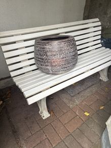 Large heavy garden planter