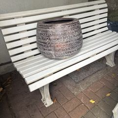 Large heavy garden planter