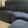 Black Recliner Corner Sofa Image 3