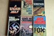 Thriller &amp; war novels (A-format paperbacks)