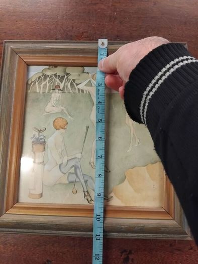 Framed Golf Print