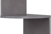 FREE P&amp;P Corner Shelf, 5-Tier Floating Wall Shelf with Zigzag Design, Bookshelf, Grey