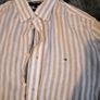 Tommy Hilfiger men shirt, size L , used but good condition, 100% linen, Image 2