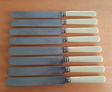 Antique dinner knives (8)