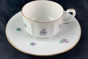Antique Carl Teichert Meissen Demitasse Cup and Saucer