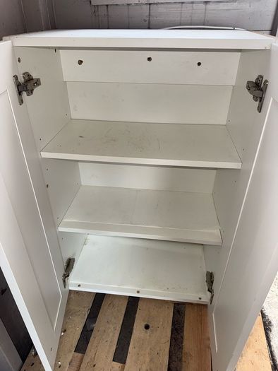 White kitchen cabinet