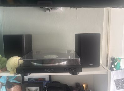 pair of edifier speakers