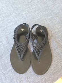 Crochet zara sandals size 38