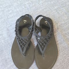 Crochet zara sandals size 38