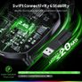 Wireless Gaming Headset for PS5, PS4, PC, Switch, Mac  Dual-Mode 2.4GHz  Bluetooth 5.4 Gaming Headphones with ENC Noise Cancelling Mic, 50mm Drivers, Dynamic LED Lights, 50H Playtime Image 6