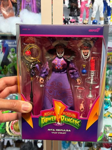 Mighty Morphin power rangers Rita Repulsa Super 7 Ultimates