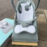 Nested Gravity Wooden Baby Bouncer Sage Green Image 7