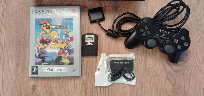 Playstation 2 boxed original controller hd adapter Game