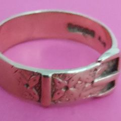 Gents "buckle"  Ring 9ct Gold  3.7g