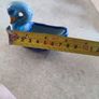 Vintage Portugal Blue Swan Planter Portuguese Pottery Hand Painted Numbered Image 2