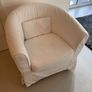 IKEA Tullsta Cream tub armchair Image 6