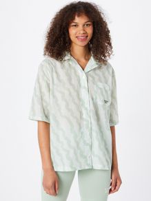 Reebok Green Wave Print Shirt RRP 70E