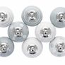Grey and White Handmade Assorted Designs Ceramic Door Knobs, Vintage, Shabby Chic, Interior Furniture, Cabinet Cupboard Wardrobe Drawers Pulls Handles (8-Pack) Image 4