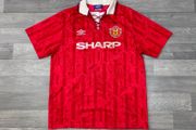Genuine Vintage 1992 Manchester United Home Jersey Shirt Mens XL