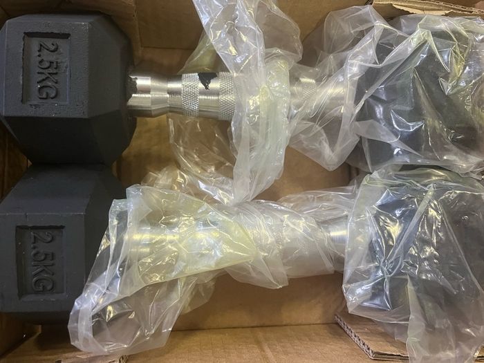 Brand New Hex Dumbbells