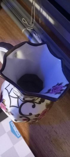 Vintage 1970's Bohemia Porcelain Milk Jug - Handpainted