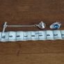 Vintage Tie Clip with Blue Crystal. Image 4