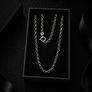 Vintage 925 Sterling Silver Long Belcher Chain Image 2
