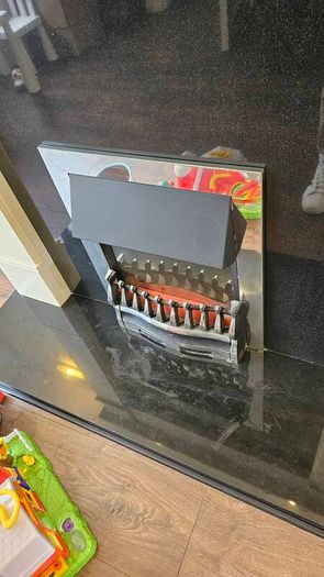 Dimplex 2kW Inset Electric Fireplace  Chrome & Black / Optiflame