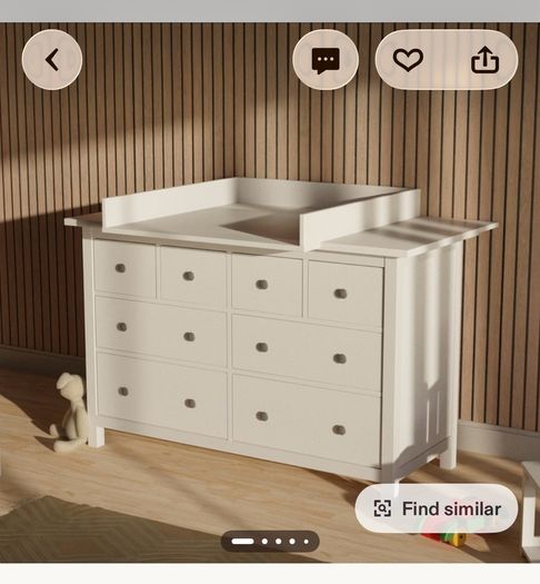 changing table attachment for Hemnes