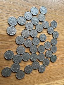 Threepence Coins x 40