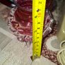 Beautiful Cranberry Glass Vase in Good Condition no chips or cracks Postage Available, Image 4