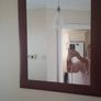 Mirror with wood surround Image 2
