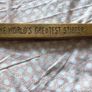 Decorative  wall hanging ex Large wooden spoon " The worlds greatest Stirrer " Image 2