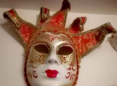 Handmade large Venice mask