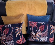 Set of 4 high quality duck feather cushions
