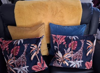 Set of 4 high quality duck feather cushions