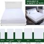 Waterproof Mattress Protector Single,30cm Extra Deep Stretch Skirt Non-Noisy Terry Top Single Mattress Cover Single Bed(90 x 190cm) Image 5