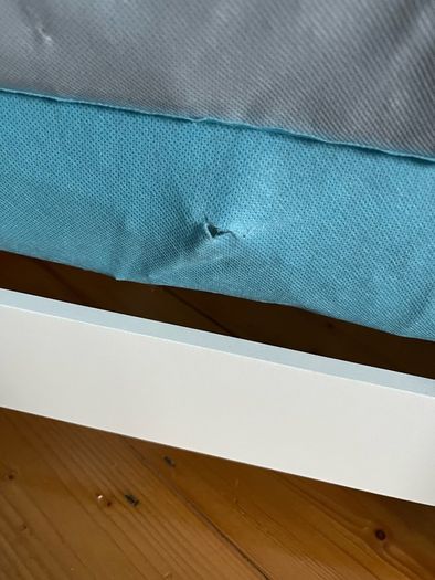 Kids Wooden and Fabric Sling Bookcase Woodland Night Sky Theme