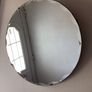Art Deco Circular Bevelled Edge Mirror Image 2