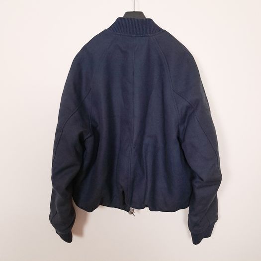 Zara Navy Blue Bomber Jacket Mens Padded Lined Size M