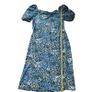 Blue Floral Dress Image 5