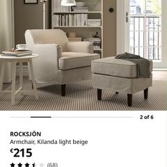 Armchair and Foot Stool