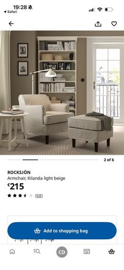 Armchair and Foot Stool