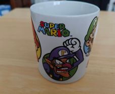 Vintage 2013 Super Mario Childs Cup Mug Nintendo Mario, Luigi & Yoshi.