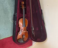 Vintage 1/2 size violin - with thomastik spirocore strings