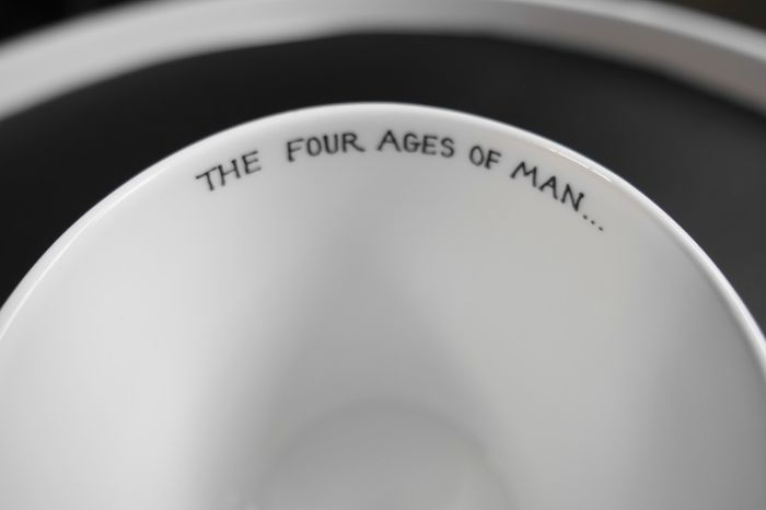 Rare Hudson Middeleton mug - The four ages of man