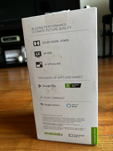 Nvidia Shield  TV 4K HDR , Ai Upscalling, Dolby Atmos