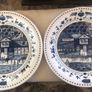 blue and white Americana dinner plates Image 5